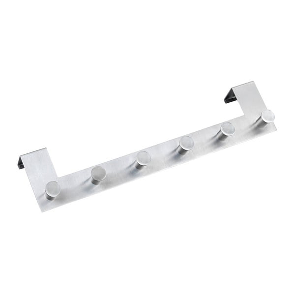 Wieszak na drzwi z 6 haczykami w srebrnej barwie Wenko Celano-image-2