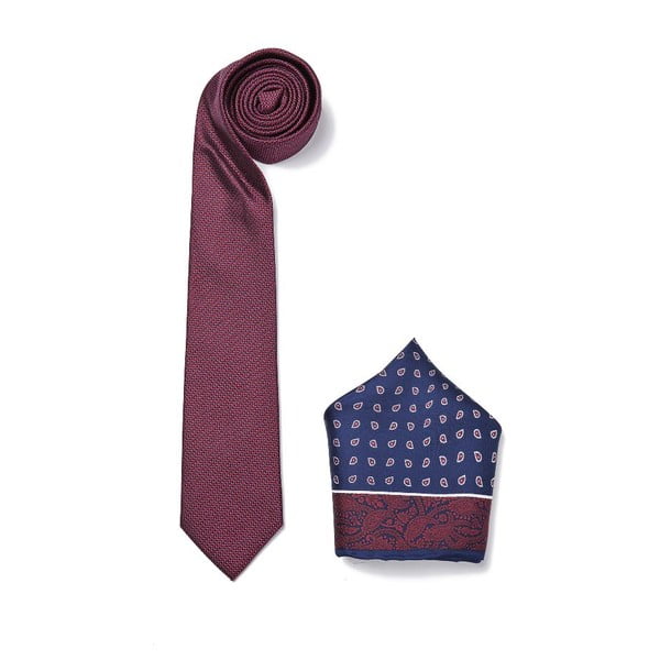 Zestaw krawata i poszetki Ferruccio Laconi 10