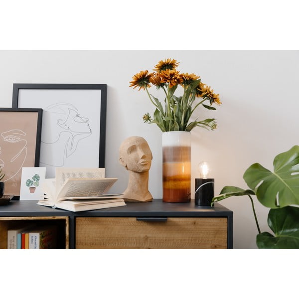 Piaskowa figurka dekoracyjna PT LIVING Face Art, wys. 28,4 cm-image-1