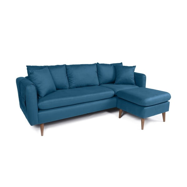 Niebieska sofa 215 cm Sofia – Balcab Home-image-2