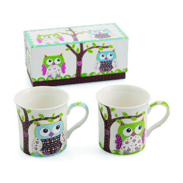 Zestaw 2 kubków Teatime Owl