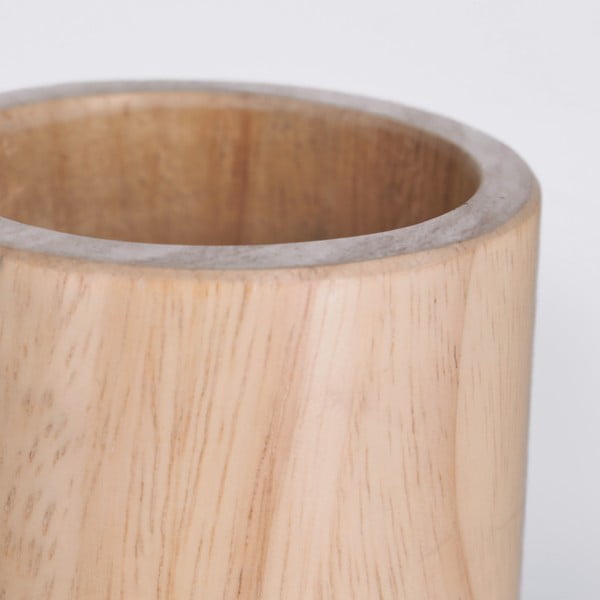 Drewniany kubek na długopisy Kave Home Dilcia-image-2