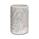 Biały ceramiczny kubek na szczoteczki do zębów Amber – douceur d'intérieur
