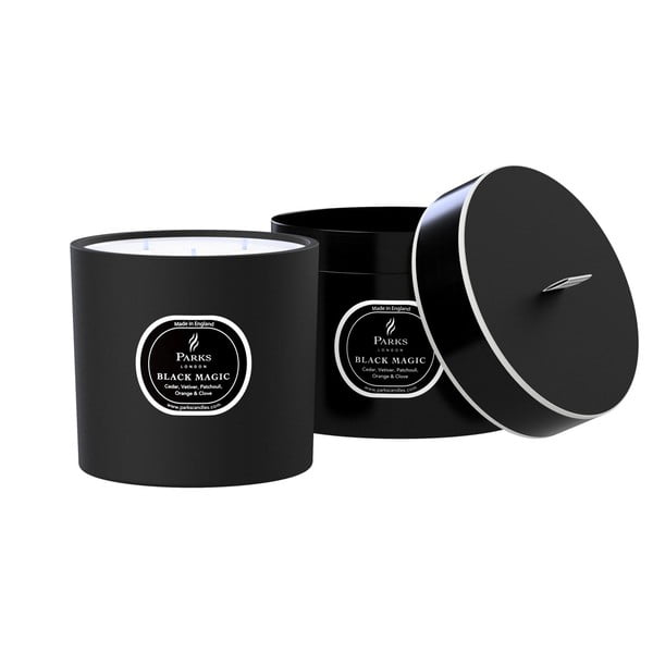 Świeczka o zapachu paczuli, wetiweru i cedru Magic Candles, 55 h-image-1