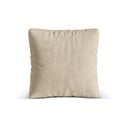 Beżowa aksamitna poduszka do sofy modułowej Martina – Micadoni 