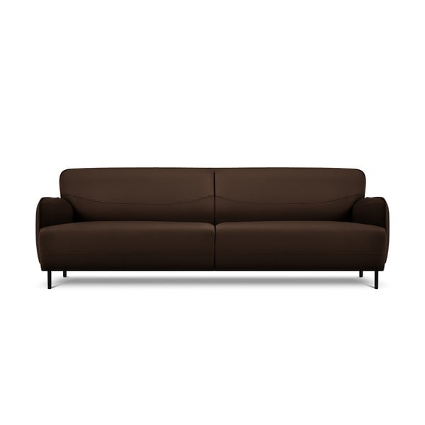Brązowa skórzana sofa Windsor & Co Sofas Neso, 235x90 cm