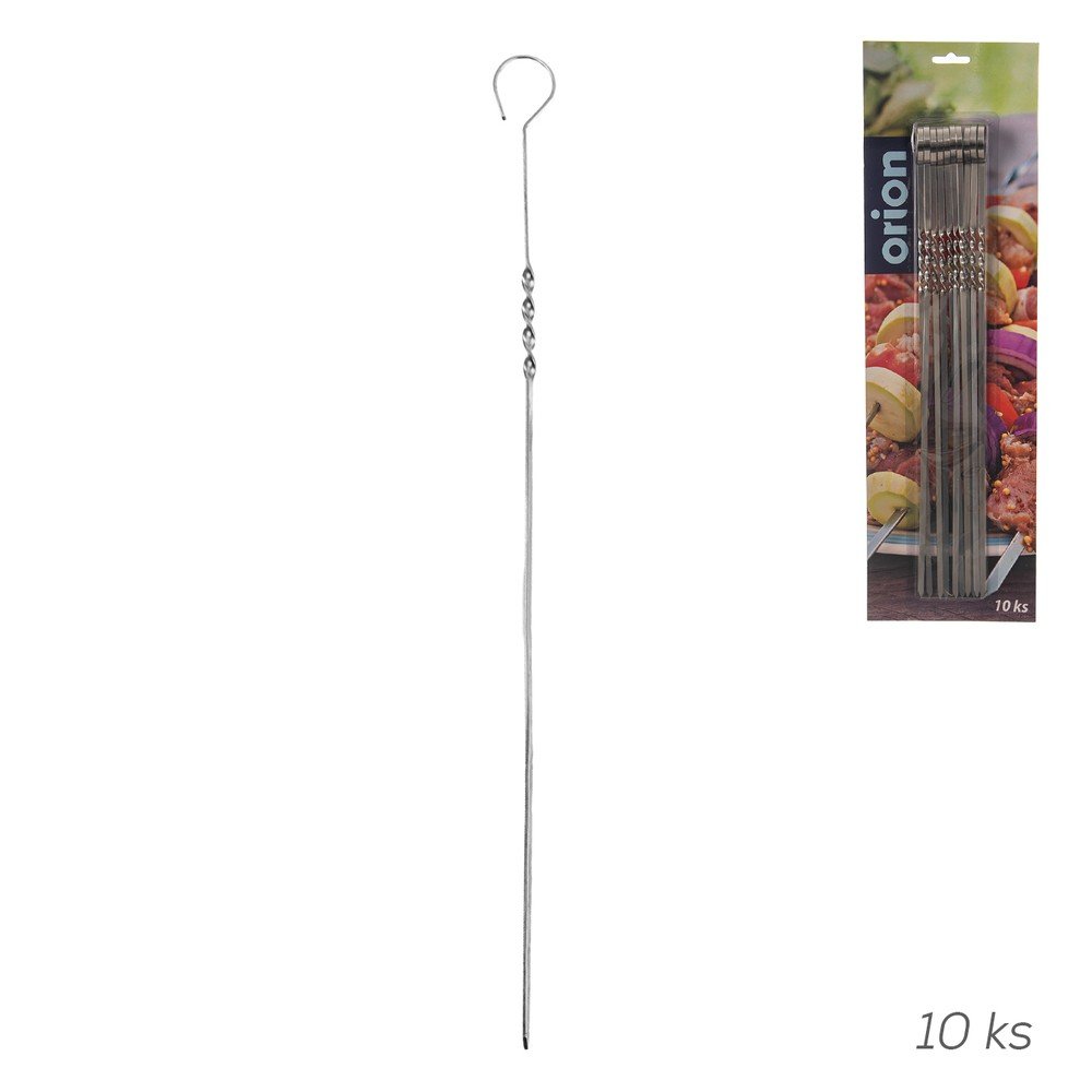 Szpikulce do szaszłyków ze stali nierdzewnej zestaw 10 szt. – Orion (zdjęcie 4)
