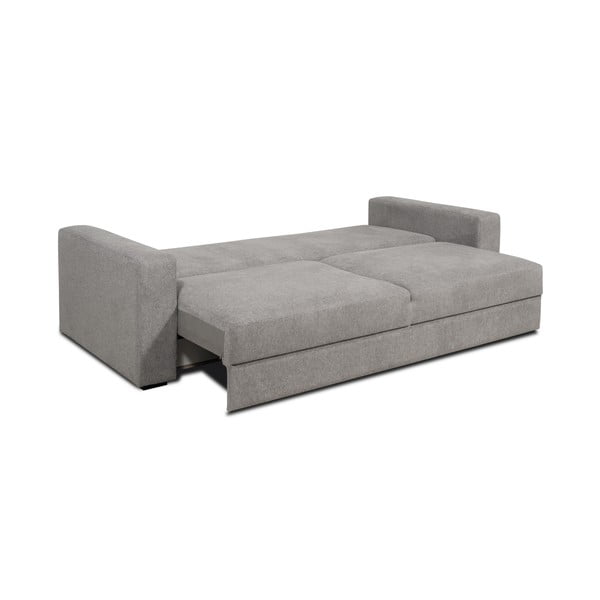Szara sofa rozkładana 238 cm Resmo – Scandic-image-2