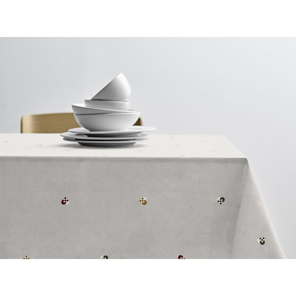 Bawełniany obrus 140x220 cm Hearts Embloidery – Södahl-image-1