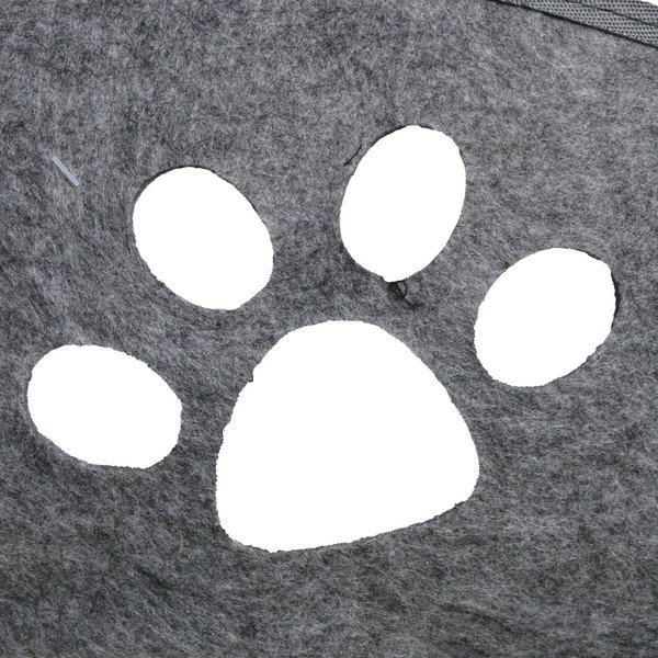 Szare legowisko dla kotów 52x67 cm – Love Story-image-1