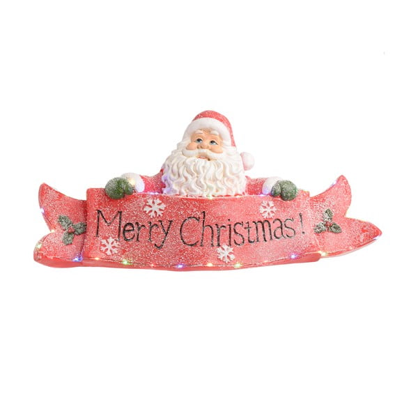 Świąteczna dekoracja świetlna w kształcie Mikołaja InArt Aimee
