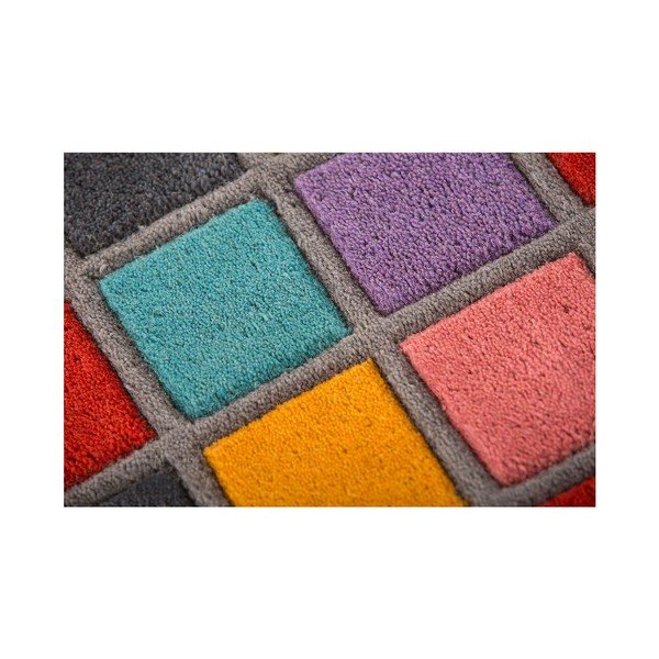 Dywan wełniany Flair Rugs Illusion Campari, 80x150 cm-image-3