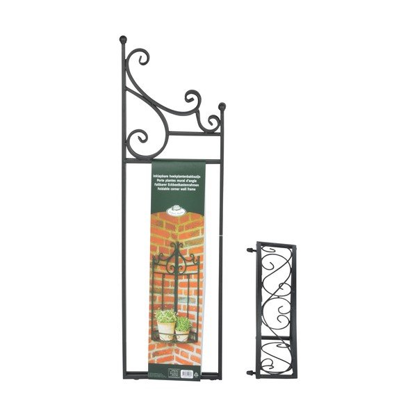 Narożna składana półka metalowa/kwietnik Esschert Design-image-1
