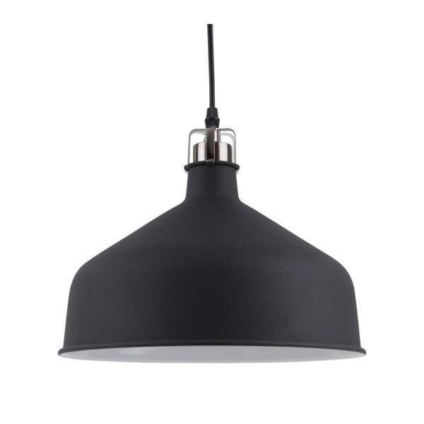 Czarna lampa wisząca Leitmotiv Copious, ⌀ 30 cm