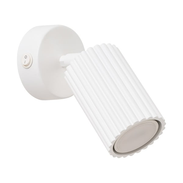 Biała lampa punktowa 8x16 cm Gleam – Sollux