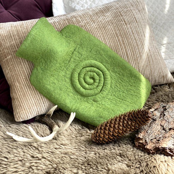 Termofor z pokrowcem ze 100% wełny merino Classic – Hugo Frosch-image-2