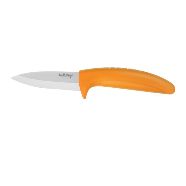 Pomarańczowy nóż ceramiczny 7,5 cm