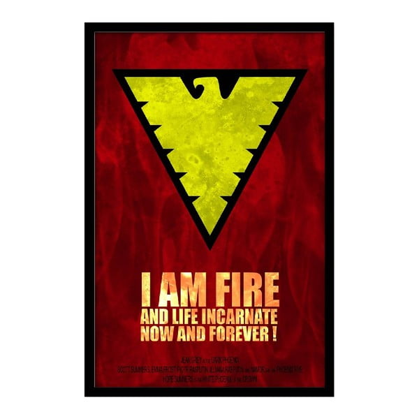 Plakat I Am Fire, 35x30 cm