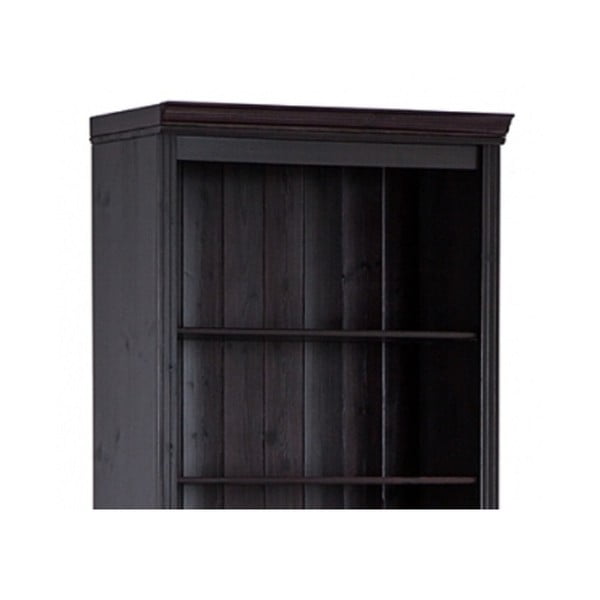 Brązowy regał z litego drewna sosnowego 74x223 cm Anita – Støraa-image-3