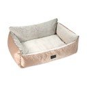 Legowisko dla psów w kolorze złota 100x70 cm Dog Fantasy Lux Platinum – Plaček Pet Products