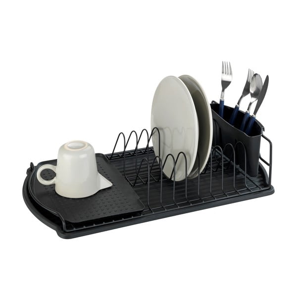 Czarny ociekacz do naczyń Wenko Drip Basic-image-2