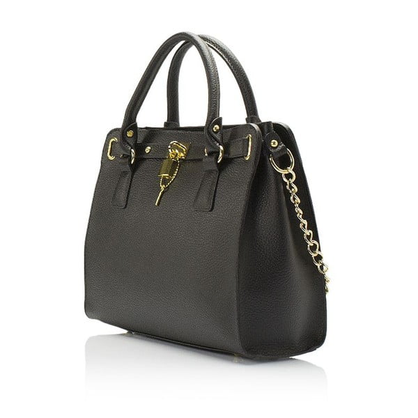 Czarna torebka skórzana Giulia Massari Clemency-image-1