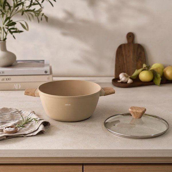 Garnek z pokrywką/z powłoką ceramiczną 2,3 l Ecrina – Orion-image-1