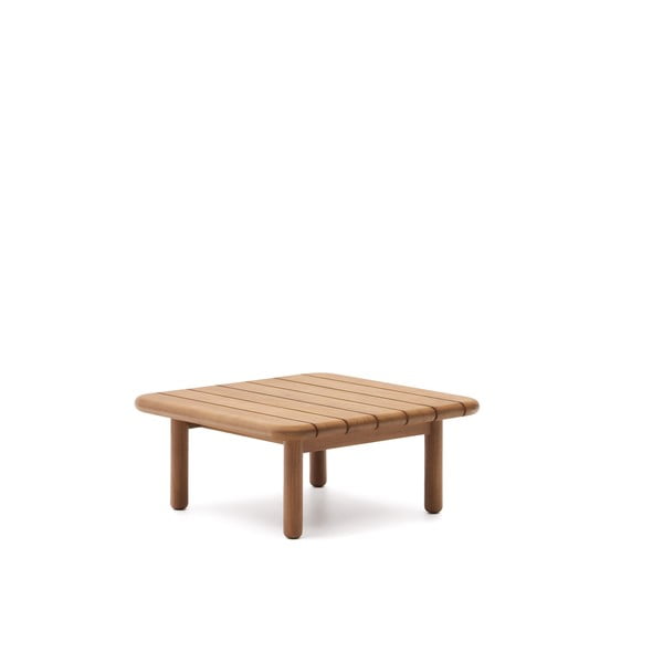 Stolik ogrodowy z litego drewna tekowego 70x70 cm Turqueta – Kave Home