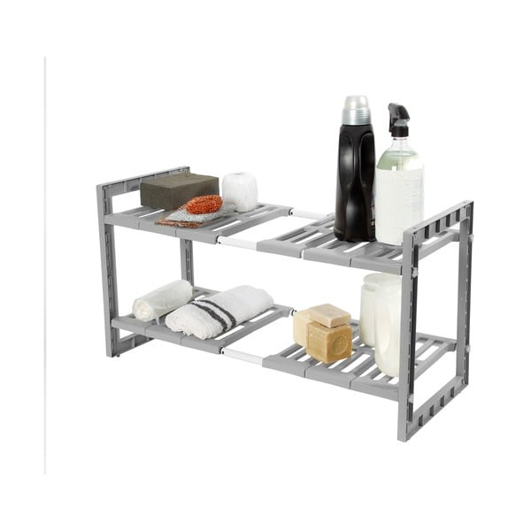 Półki do szafki pod zlewem z regulowaną szerokością Compactor Expandable Shelf-image-3