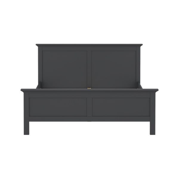 Szare łóżko dwuosobowe 160x200 cm Paris – Tvilum-image-2