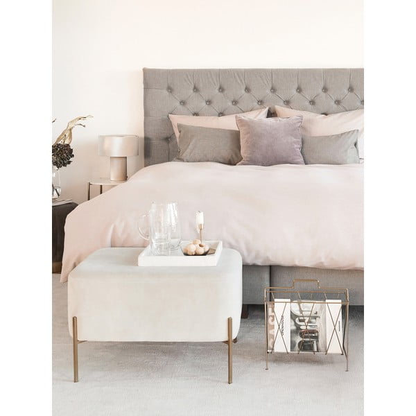 Różowa pościel z satyny bawełnianej 200x135 cm Comfort – Westwing Collection-image-3