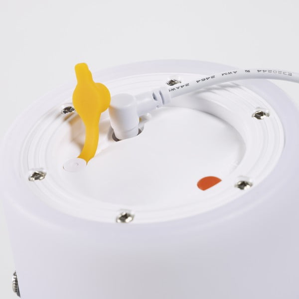 Biała lampa zewnętrzna Kave Home Janvir, wys. 16 cm-image-3