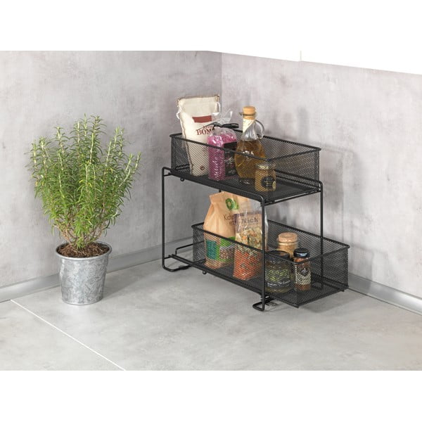 Czarny organizer kuchenny Wenko Gioma-image-2