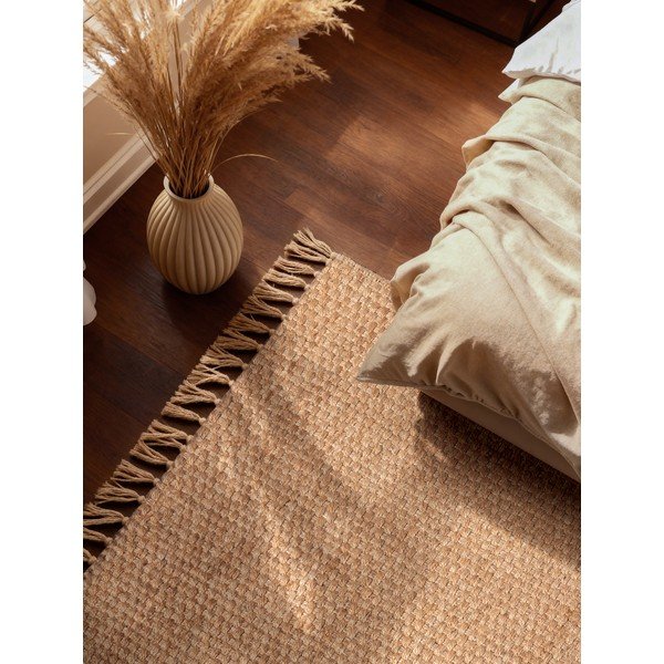 Dywan z juty tkany ręcznie w naturalnym kolorze 200x300 cm Fjord – Hanse Home-image-2