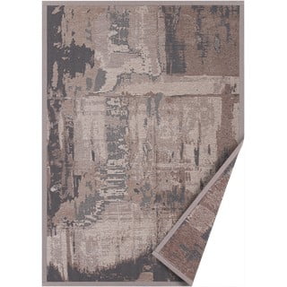 Brązowy dwustronny dywan Narma Nedrema, 100x160 cm