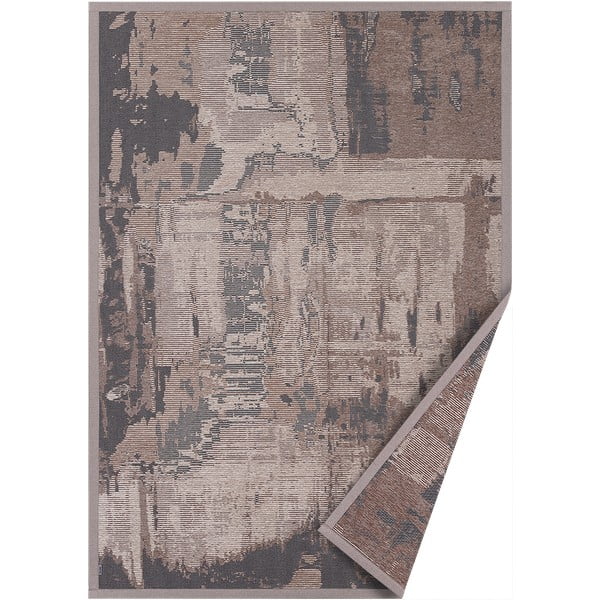 Brązowy dwustronny dywan Narma Nedrema, 140x200 cm