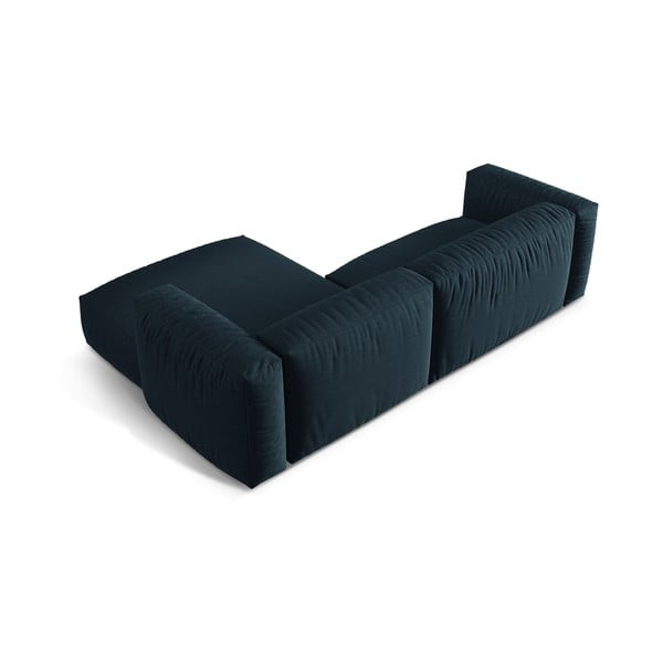 Ciemnoniebieski narożnik modułowy (prawostronny) Martina – Micadoni Home-image-3