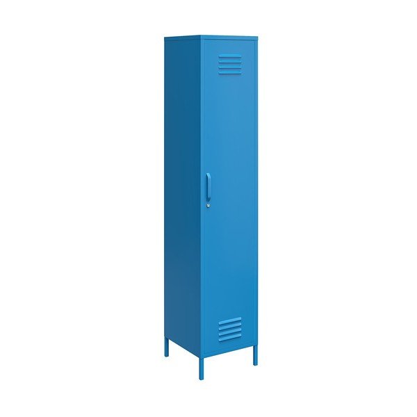 Niebieska metalowa szafka Novogratz Cache, 38x185 cm-image-2