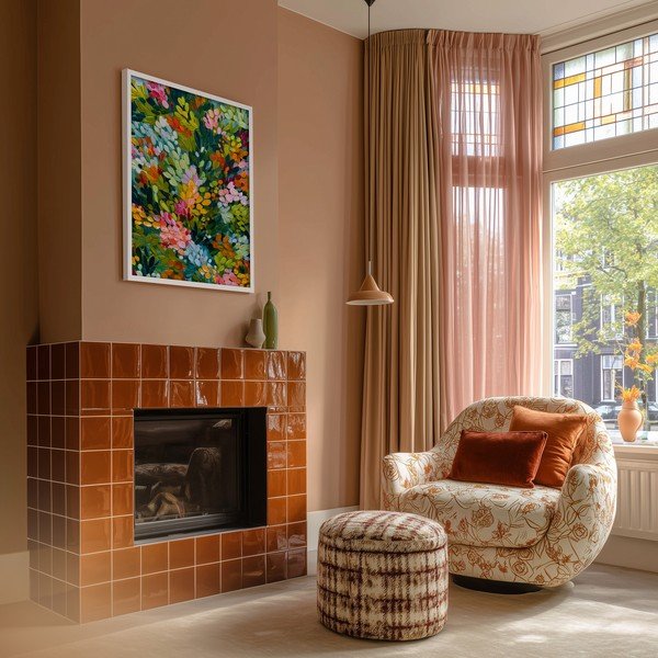 Obraz drukowany z ramą w zestawie 50x70 cm Vivid Meadow – Styler-image-2