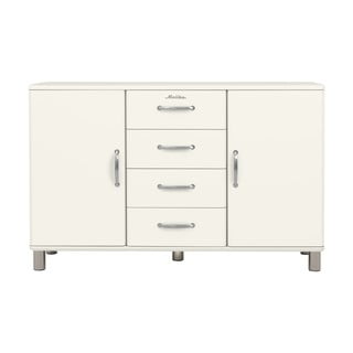 Biała niska komoda 146x92 cm Malibu – Tenzo