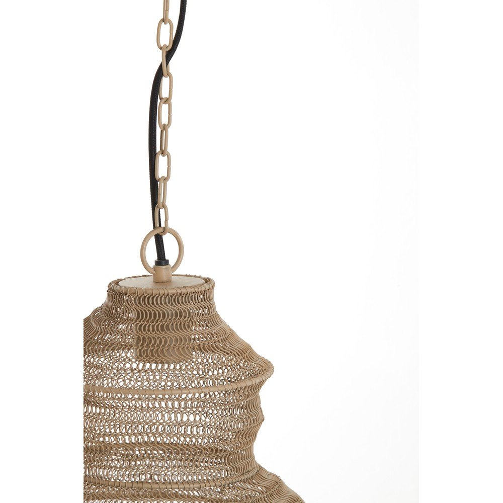 Beżowa metalowa lampa wisząca Nakisha – Light & Living (zdjęcie 6)