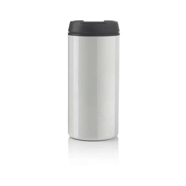 Biały kubek termiczny XD Design Metro, 300 ml