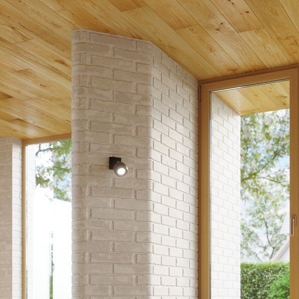 Czarna lampa punktowa 25x25 cm Ollo – Sollux-image-4