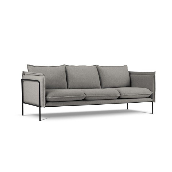 Szara sofa Interieurs 86 Andrea, 218 cm-image-1