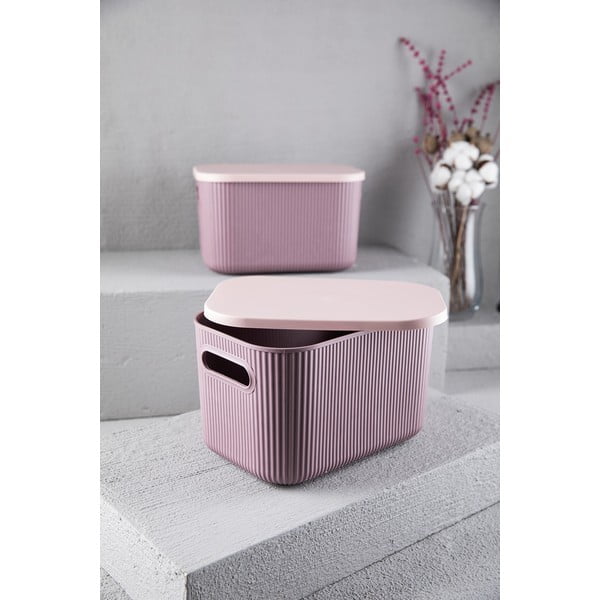 Plastikowy pojemnik z pokrywką – Mioli Decor-image-2