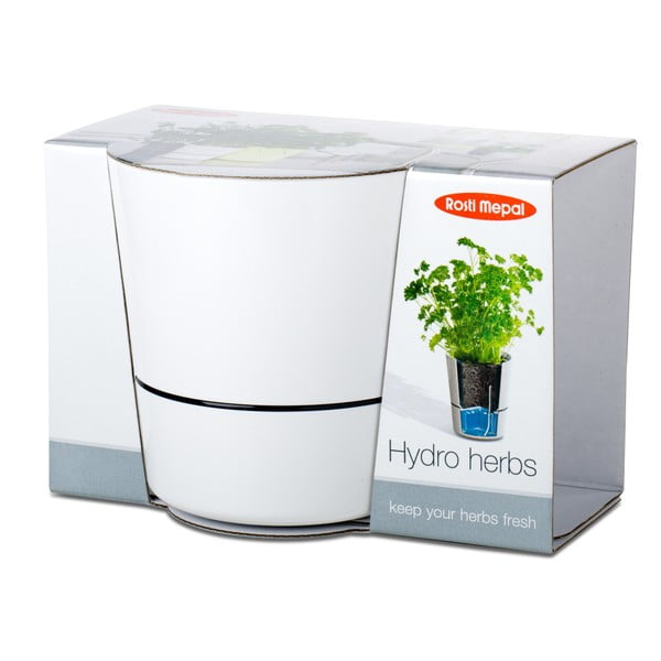 Biała doniczka na zioła Mepal Hydro Herbs-image-1