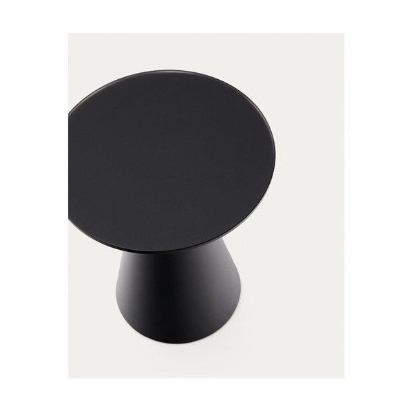 Okrągły stolik ze szklanym blatem ø 30 cm Wilshire – Kave Home-image-3