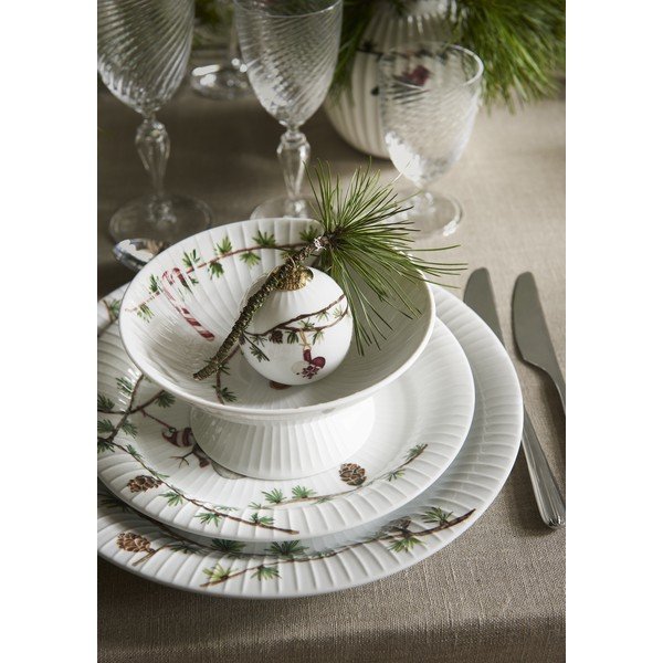 Biała porcelanowa misa ze świątecznym motywem ø 16 cm Hammershøi Christmas – Kähler Design-image-3