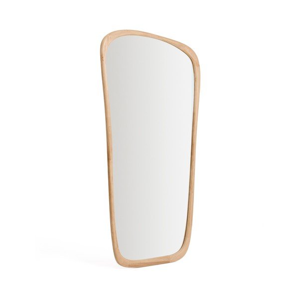 Lustro z drewnianą ramą ścienne 94,5x192 cm Alura – Kave Home