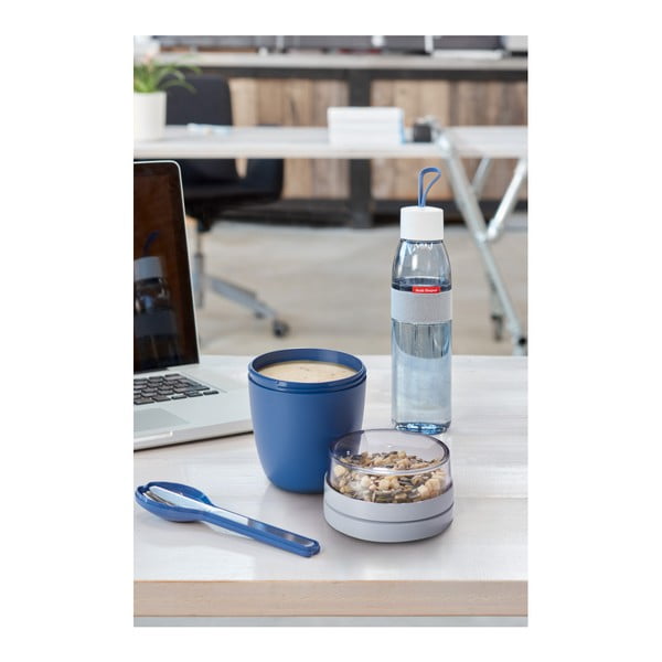 Różowa butelka na wodę Mepal Ellipse, 500 ml-image-1